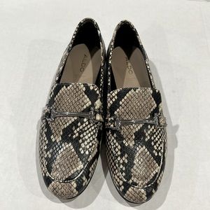 Aldo Loafers-Snake print women’s Size 7